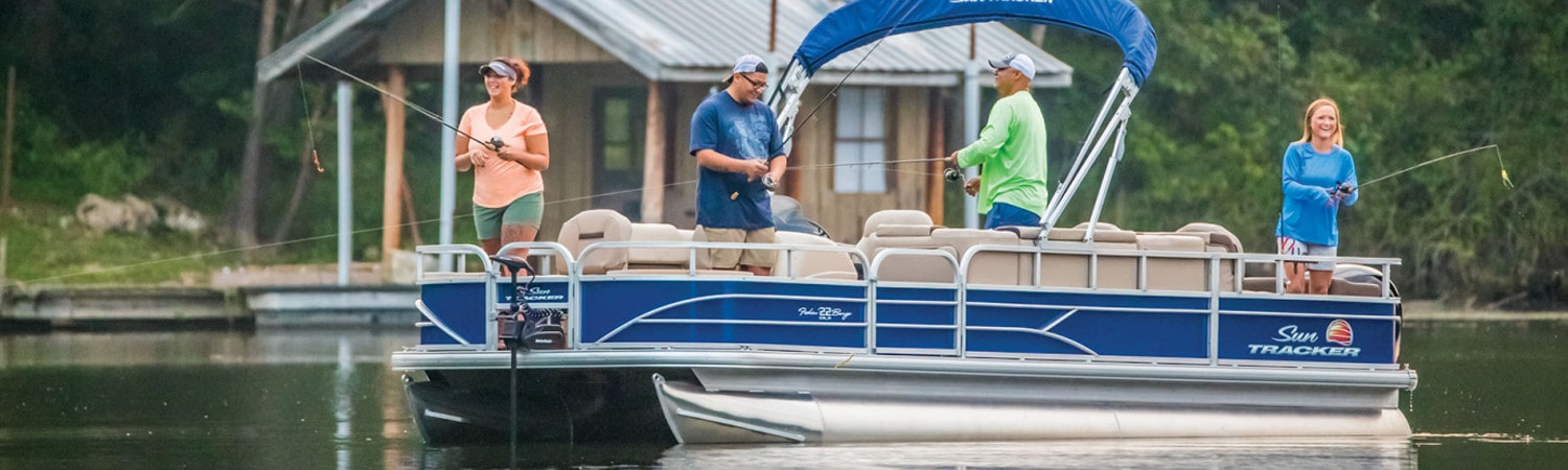 2016 Sun Tracker Fishin Barge 22 DLX for sale in Northland Auto & Marine, Emmetsburg, Iowa